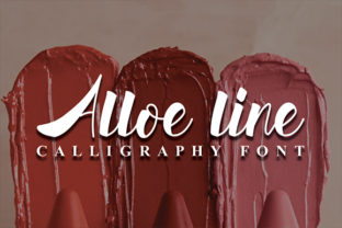 Alloe Line: An Elegant Handwritten Font for Crafters