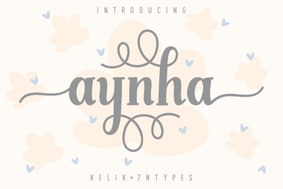 Aynha: A Handwritten Font for Modern Web Design