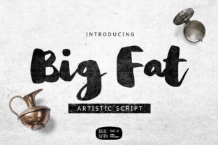 Big Fat: A Bold Handwritten Font for Editorial Design