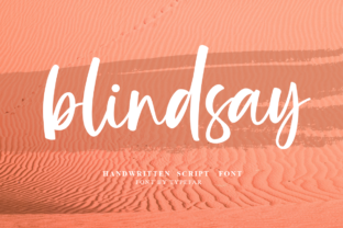 Blindsay: A Quirky Handwritten Font for Brand Identity