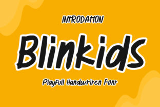 Blinkids: A Friendly Handwritten Font for Brand Identity