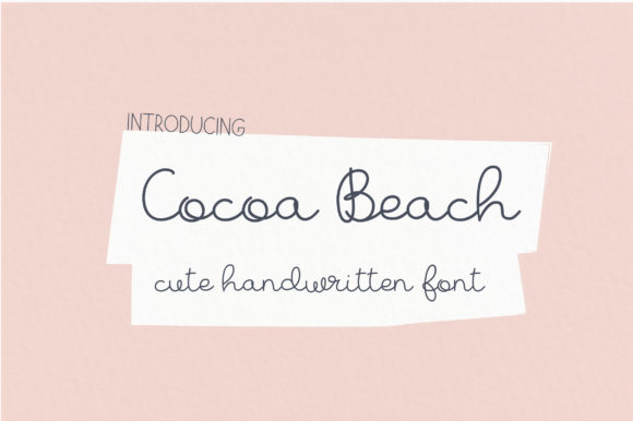 Cocoa Beach: The Friendly Handwritten Font for Small Business