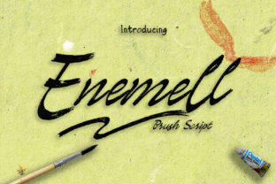 Enemell: The Script Font for Bold Campaigns