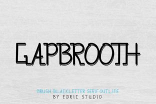 Gapbrooth: A Friendly Handwritten Font for Editorial Design