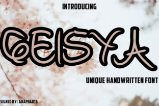 Geisya: A Handwritten Font for Authentic Branding