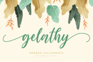 Gelathy: A Romantic Script Font for Handmade Creators