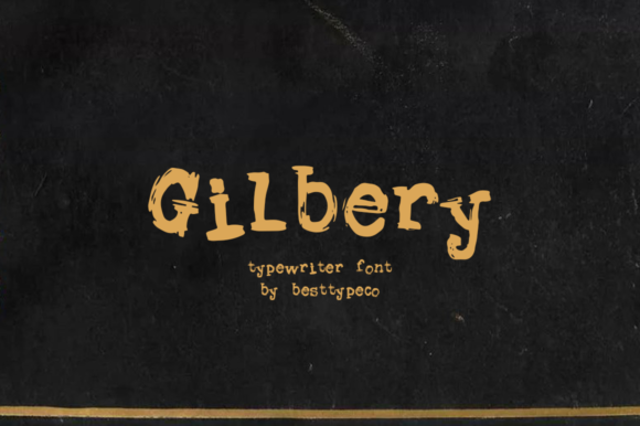 Gilbery: A Handwritten Font for Modern Web Design