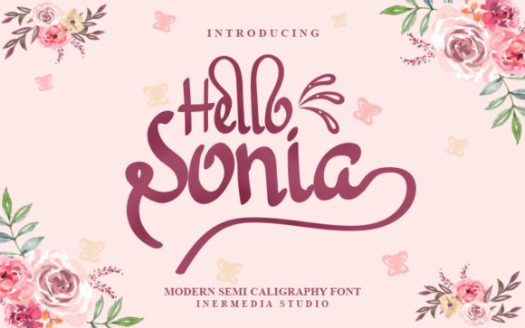 Hello Sonia: A Charming Script Font for Web Design