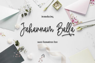 Jahannam Balla: A Sweet Script Font for Crafters