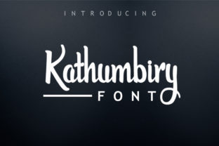 Kathumbiry: The Elegant Handwritten Font for Crafters