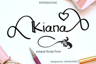 Kiana: A Soft Handwritten Font for Web Design