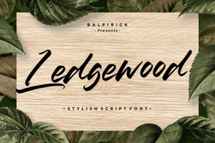 Ledgewood: A Handwritten Font for Crafters