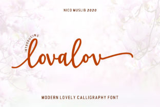 Lovalov: A Charming Handwritten Font for Web Design
