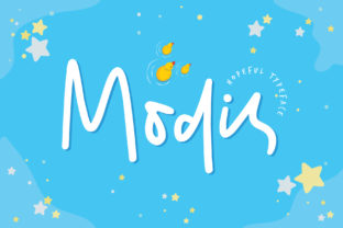 Modis: A Quirky Handwritten Font for Makers