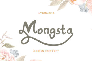 Mongsta: A Magical Handwritten Font for Crafters