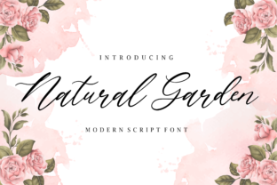 Natural Garden: A Soft Handwritten Font for Branding