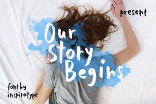 Our Story Begins: A Handwritten Font for Editorial Design