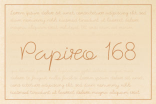 Papiro 168: A Modern Handwritten Font for Web Design