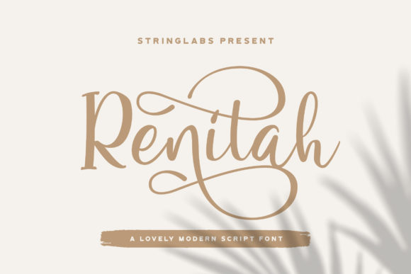 Renitah: The Elegant Script Font for Makers