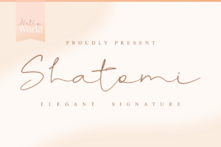Shatomi: The Elegant Handwritten Font for Your Brand