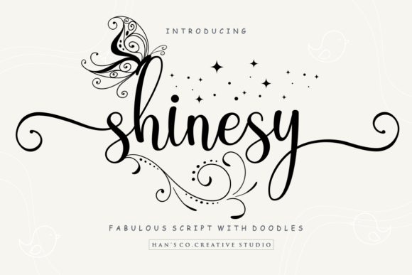 Shinesy: A Magical Handwritten Font for Brand Identity