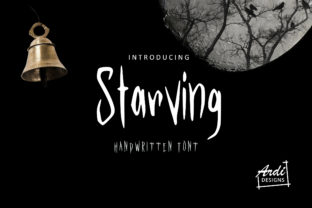 Starving Font: A Handwritten Typeface for Your Brand