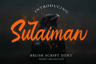 Sulaiman: A Charming Handwritten Font for Crafters
