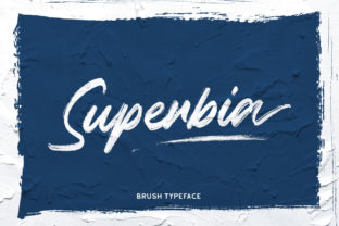 Superbia: A Brush Script Font for Makers