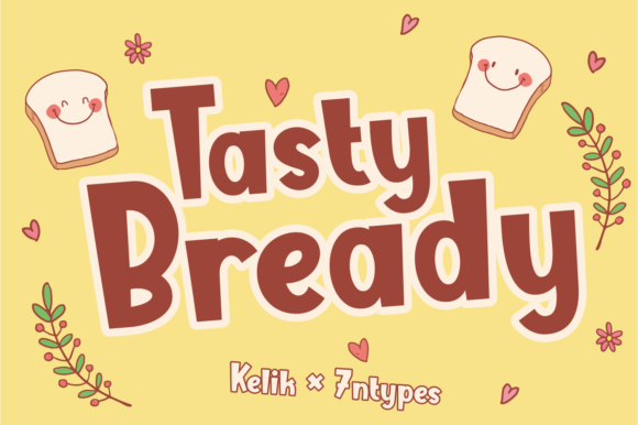 Tasty Bready: A Handwritten Font for Editorial Design