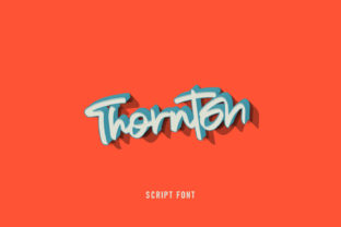 Thornton: A Charming Handwritten Font for Crafters