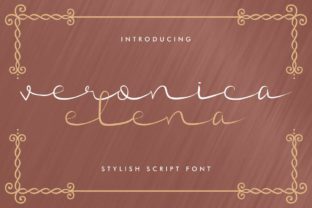 Veronica Elena: A Handwritten Font for Makers