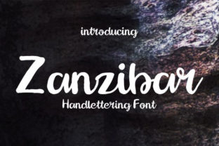 Zanzibar Font: A Handwritten Typeface for Campaigns